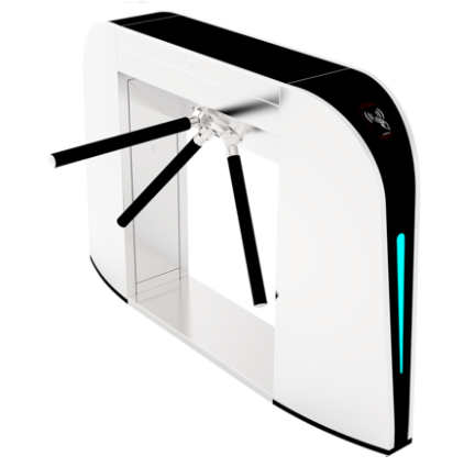Official product imagery — tripod turnstile gate